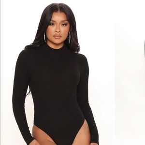 Fashion Nova black bodysuit